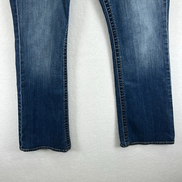KUT from the Kloth Jeans Women’s Size 12 Blue Mid Rise Bootcut 32” Inseam - Picture 7 of 13
